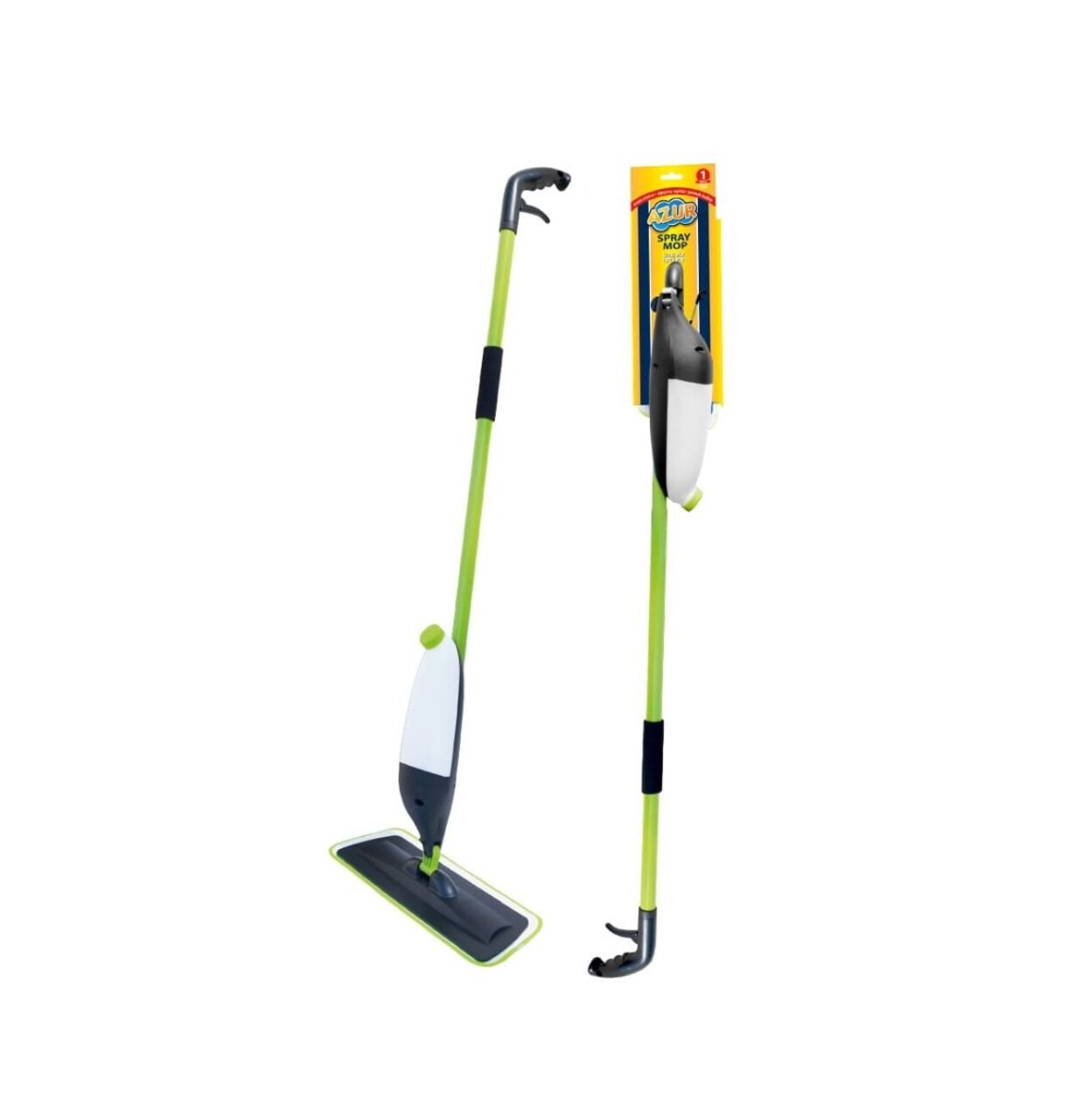 Mop microfibra spray cu pulverizator, Azur - imagine 3